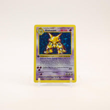 Load image into Gallery viewer, Alakazam - 1/102 Base Set Shadowless 1st Edition Holo Rare Pokemon - MP