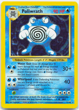 Load image into Gallery viewer, Poliwrath - 13/102 Base Set Unlimited Holo Rare Pokemon - LP