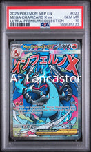 Load image into Gallery viewer, Mega Charizard X EX - 023 PSA 10 Ultra Premium Collection Pokemon (Lanc)