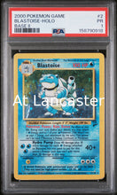 Load image into Gallery viewer, Blastoise Holo - 2 PSA 1 Game Base II Pokemon (Lanc)