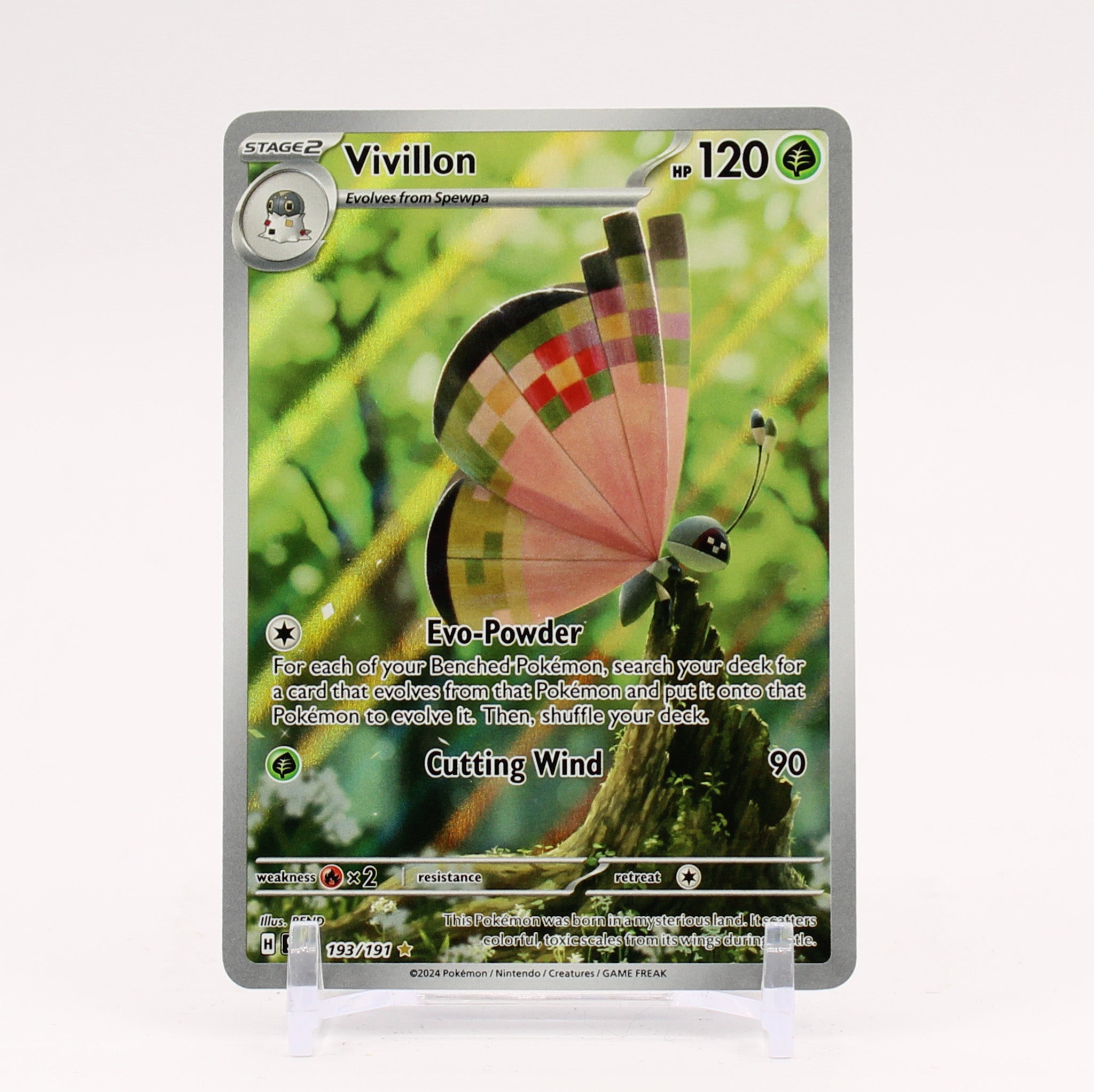 pokemon vivillon card | XY Surging Sparks Type Vivillon - 193/191 Surging Sparks