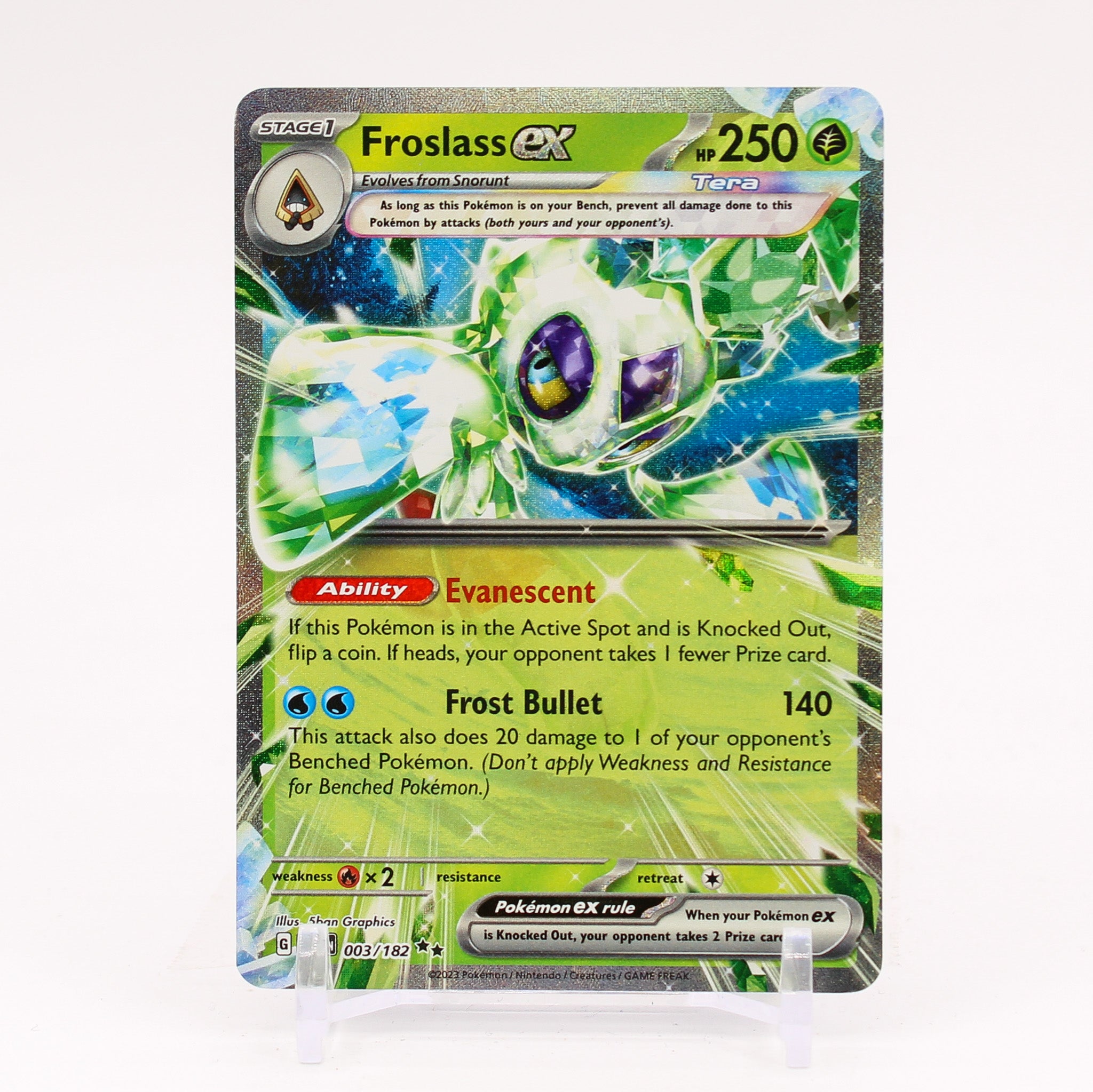 Froslass ex - 003/182 Paradox Rift Double Rare Pokemon