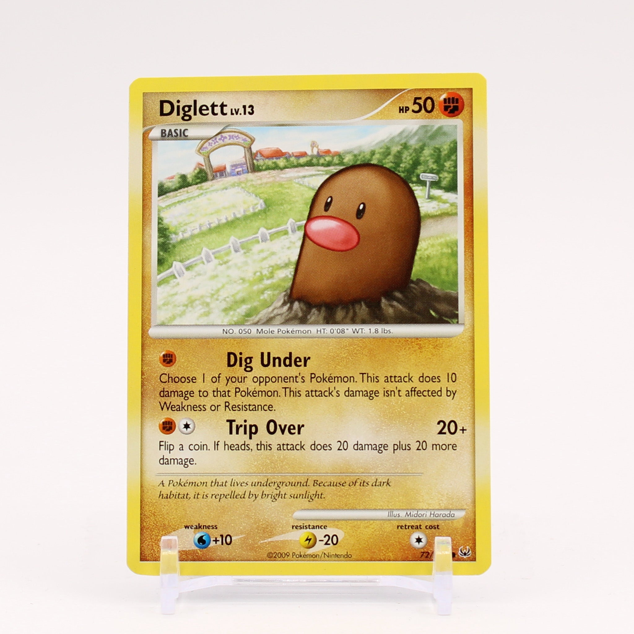 Diglett - 72/127 Platinum Pokemon - NM Key Items Collectibles Diglett - 72/127 Platinum Pokemon - NM Key Items Collectibles