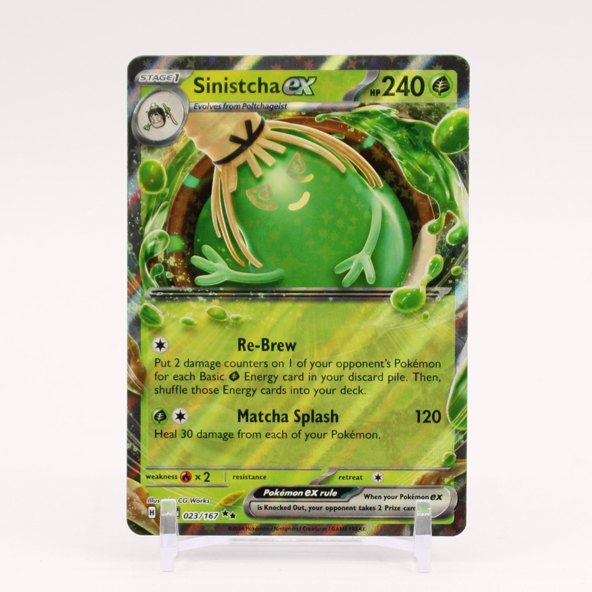 sinistcha ex pokemon card value Sinistcha ex - 023/167 Twilight Masquerade Double Rare Pokemon