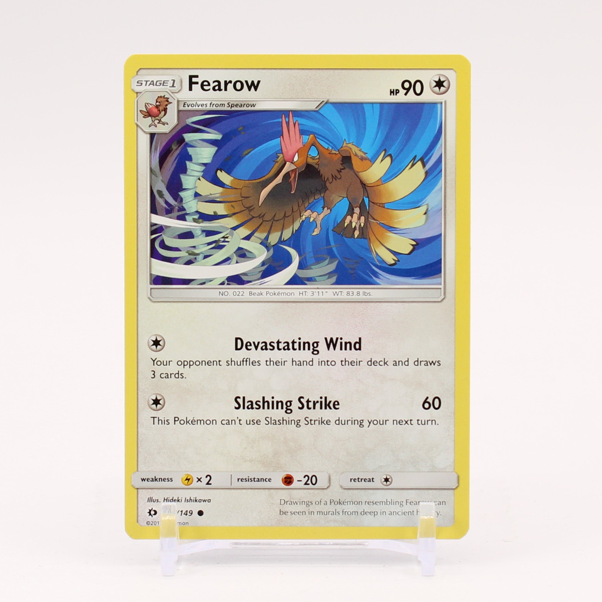 pokemon fearow card Used 1999 Topps Tv #22 First Print UK Edition CGC WO Stage 1 Fearow - 98/149 Sun &