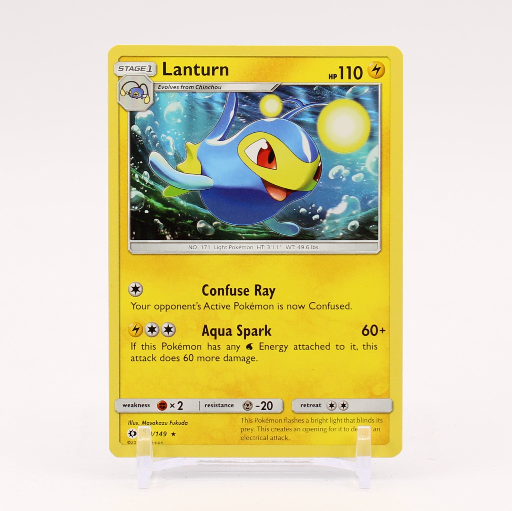 lanturn pokemon card price Lanturn - 50/149 Sun & Moon Pokemon