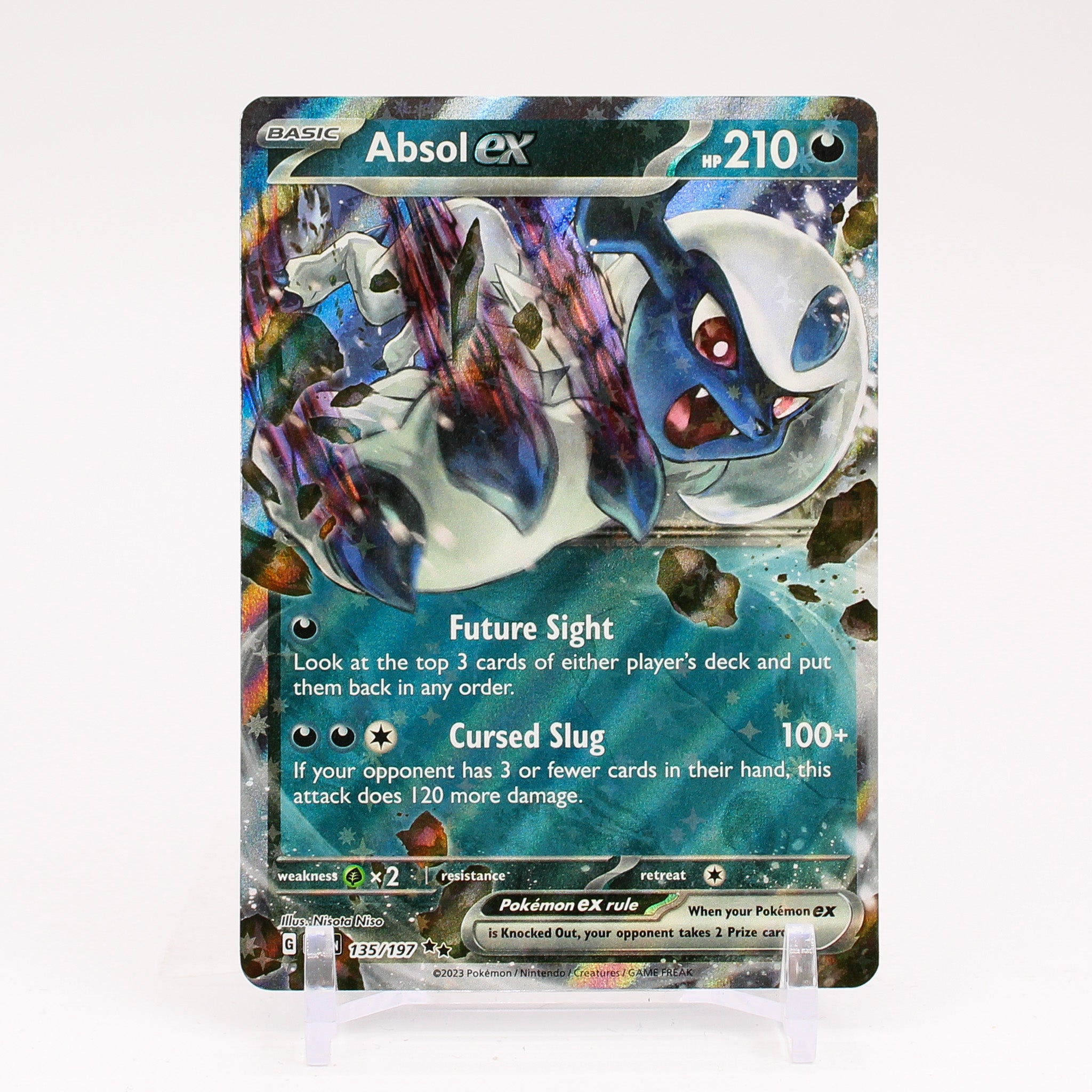 absol ex pokemon card Absol ex - 135/197 Obsidian Flames Double Rare Pokemon