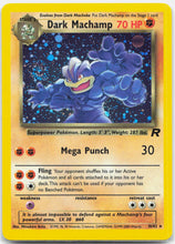Load image into Gallery viewer, Dark Machamp - 10/82 Team Rocket Unlimited Holo Rare SWIRL Pokemon - LP