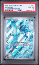 Load image into Gallery viewer, Articuno - 161/159 PSA 10 Journey Together Illustration Rare Pokemon (Lanc)