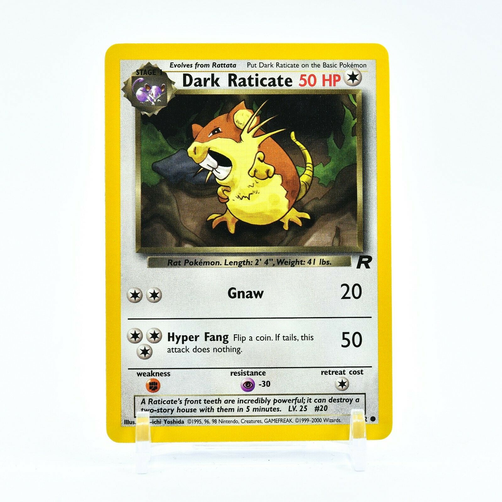 Dark Raticate - 51/82 Team Rocket Unlimited Common Pokemon - NM Key Items Collectibles Dark Raticate - 51/82 Team Rocket Unlimited Common Pokemon - NM Key Items Collectibles