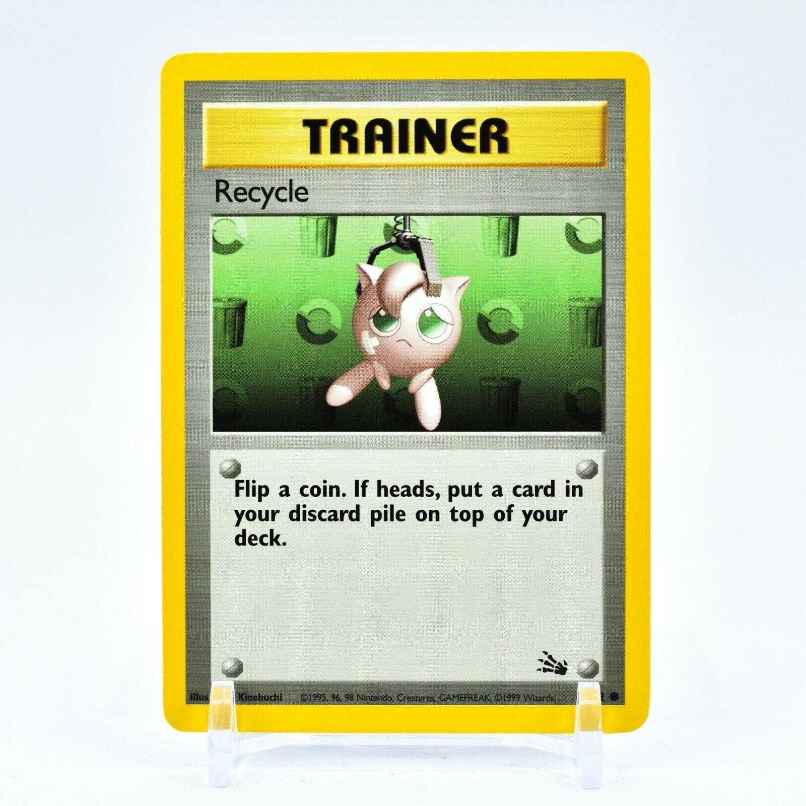 recycle pokemon card Recycle - 61/62 Fossil Unlimited Common Trainer