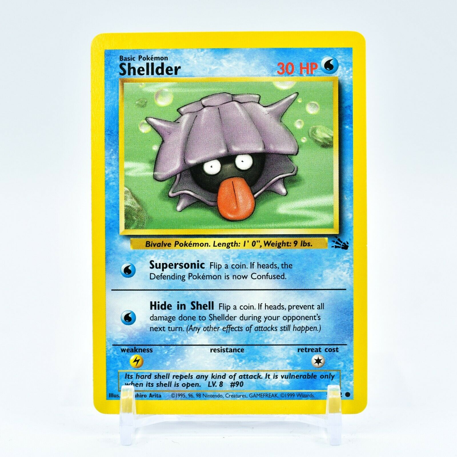 Shellder - 54/62 Fossil Unlimited Common Pokemon - NM Key Items Collectibles Shellder - 54/62 Fossil Unlimited Common Pokemon - NM Key Items Collectibles