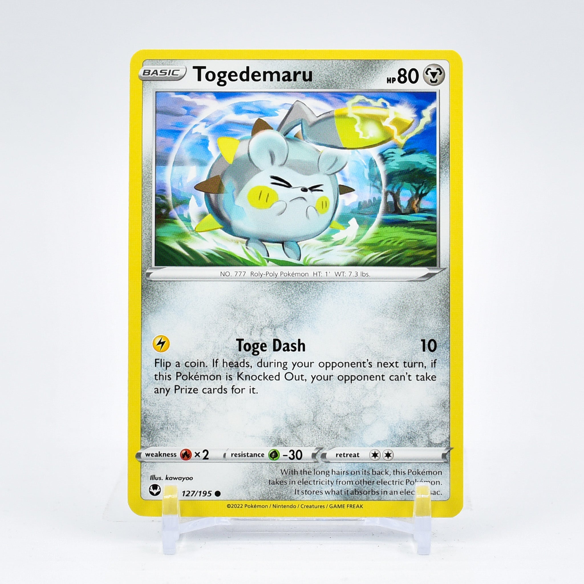 Togedemaru - 127/195 Silver Tempest Common Pokemon