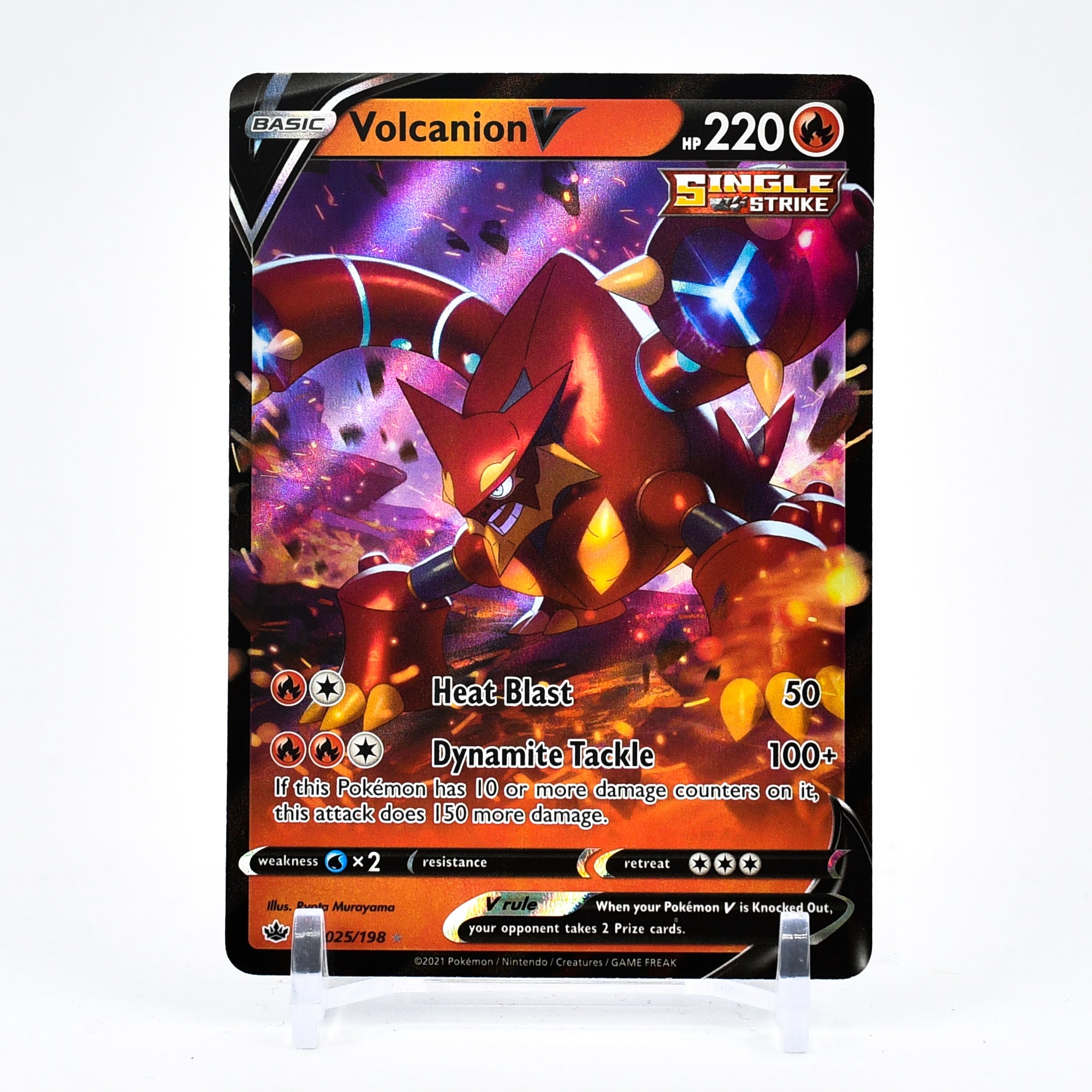 Volcanion V - 025/198 Chilling Reign Ultra Rare Pokemon
