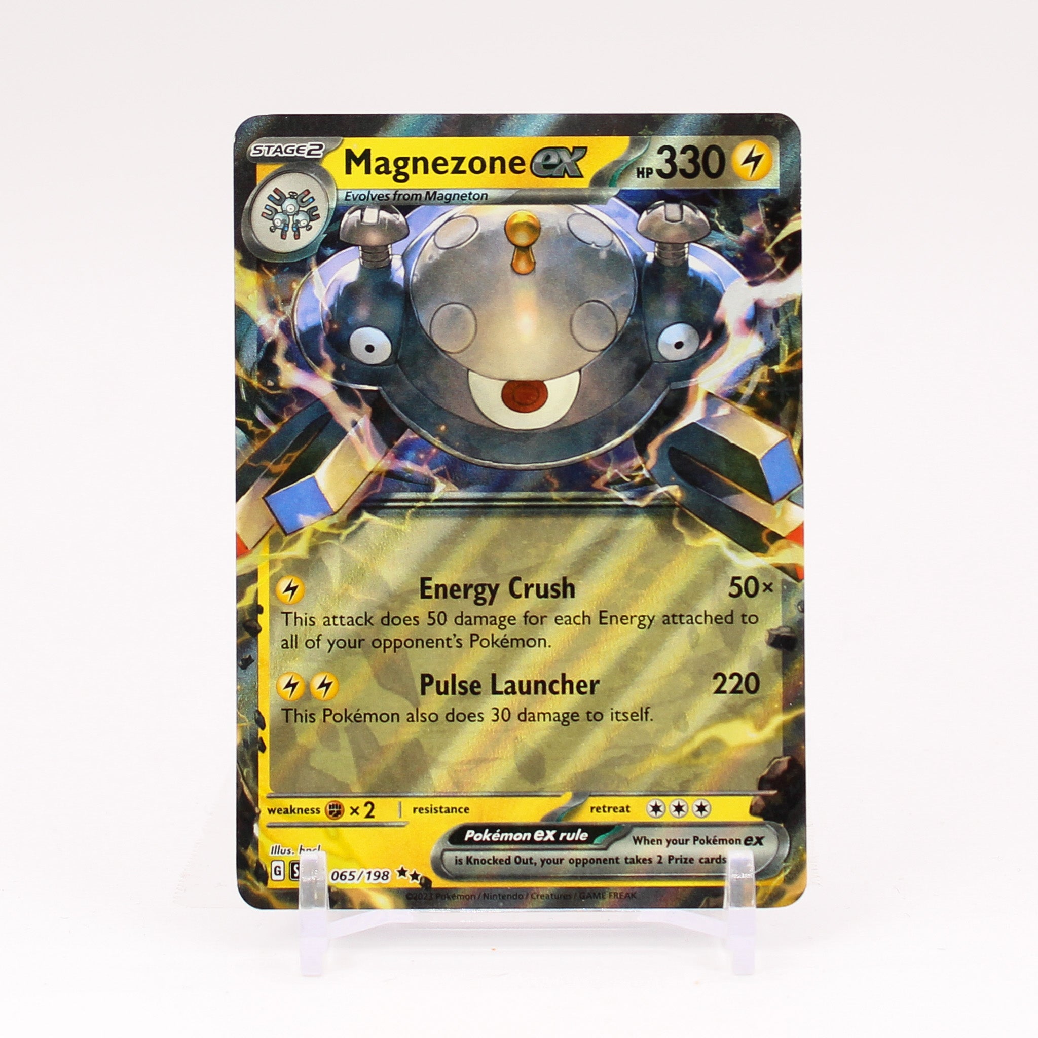 Magnezone ex - 065/198 Scarlet & Violet Ultra Rare Pokemon - NM/MINT Key Items Collectibles Magnezone ex - 065/198 Scarlet & Violet Ultra Rare Pokemon - NM/MINT Key Items Collectibles