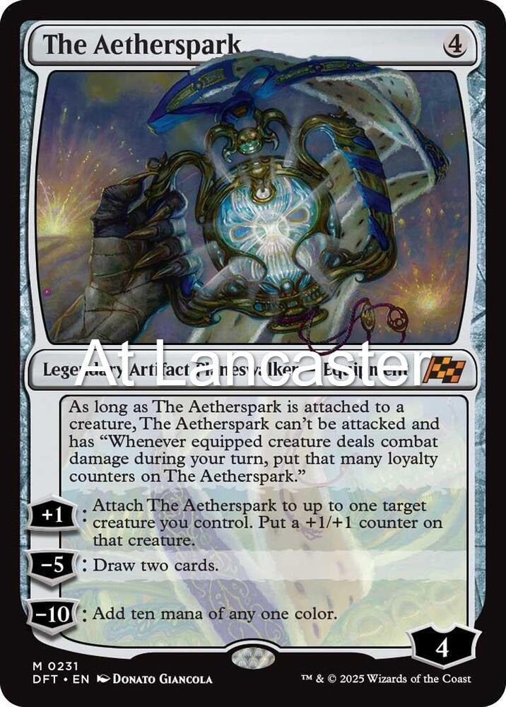 The Aetherspark - 231 Aetherdrift Mythic Magic: The Gathering - NM (Lanc)