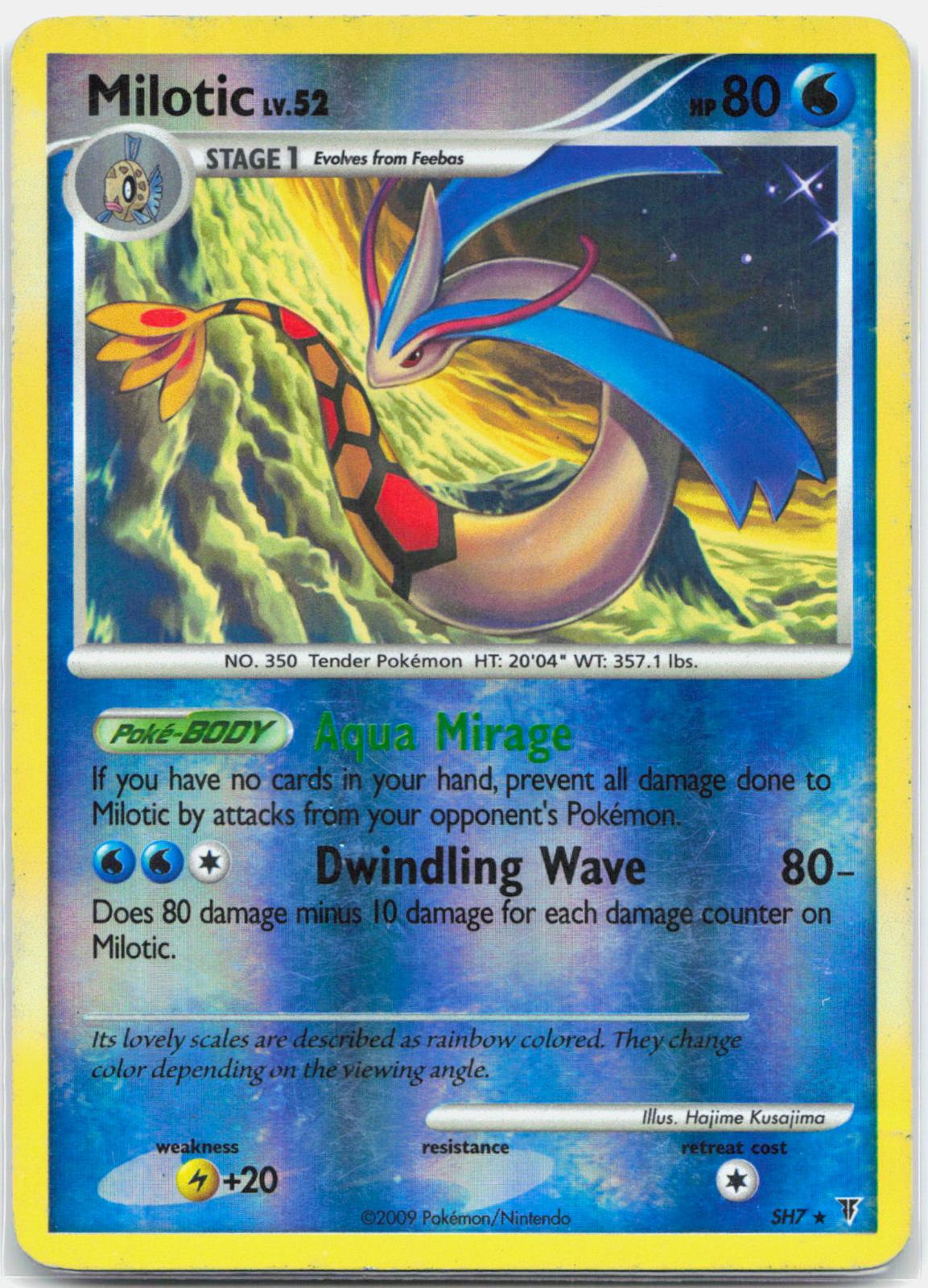 Milotic - SH7/147 Supreme Victors Shiny Reverse Holo Rare Pokemon - HP