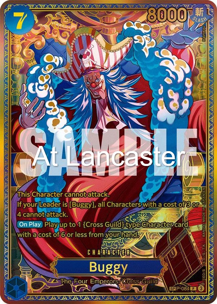 Buggy (P-084) (SP) - P-084 The World's Strongest Warriors Promo One Piece - NM (Lanc)