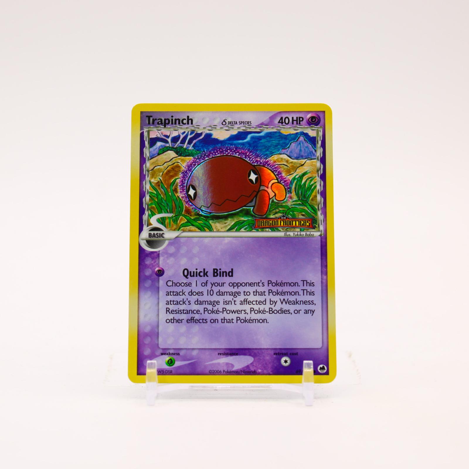 Trapinch - 69/101 Dragon Frontiers Reverse Holo Common Pokemon - LP