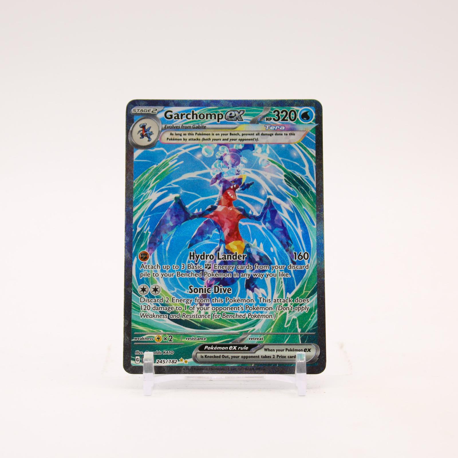 Garchomp ex - 245/182 Paradox Rift Holo Special Illustration Pokemon - NM/LP