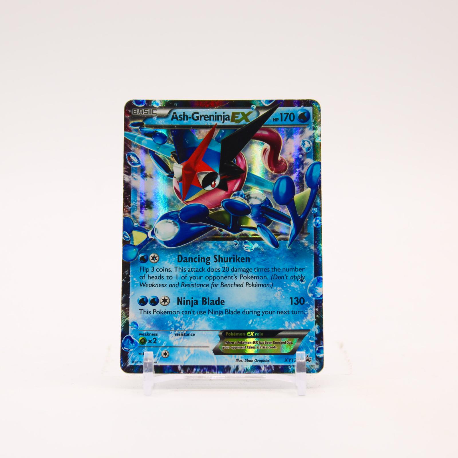 Ash-Greninja EX - XY133 Black Star Holo Promo Pokemon - DMG