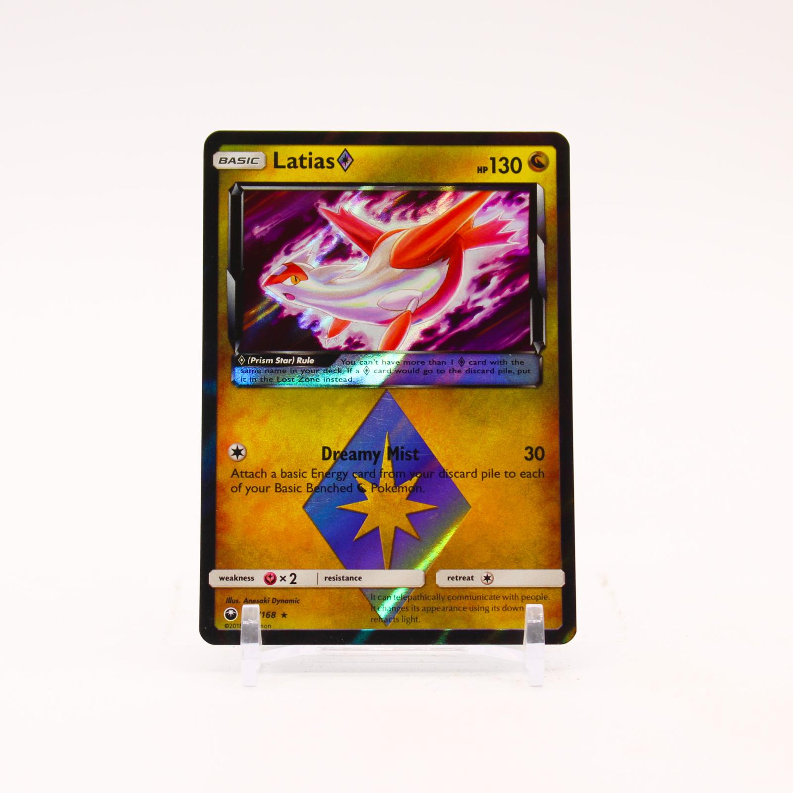 Latias - 107/168 Celestial Storm Holo Prism Star Rare Pokemon - NM/LP