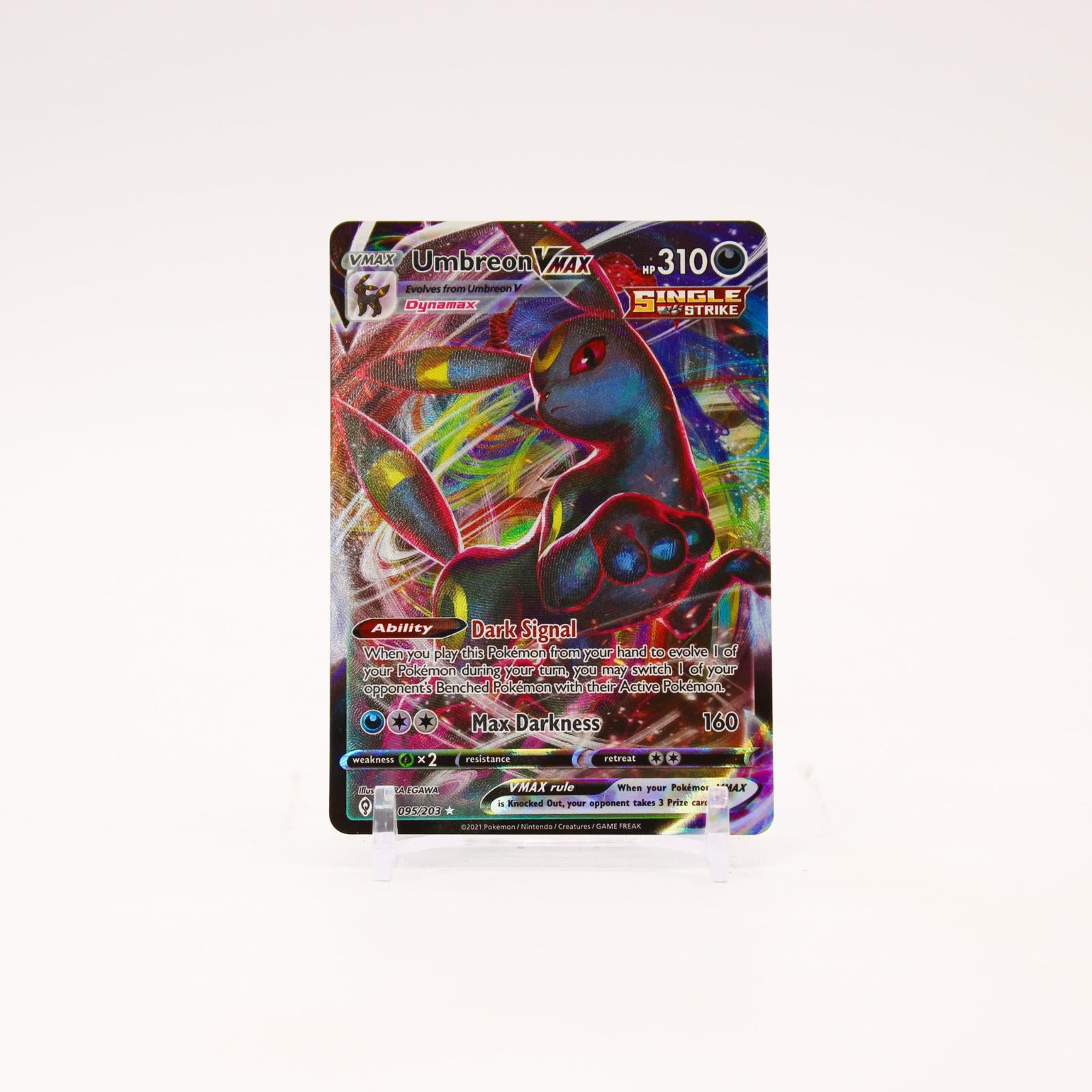 Umbreon VMAX - 095/203 Evolving Skies Holo Ultra Rare Pokemon - NM