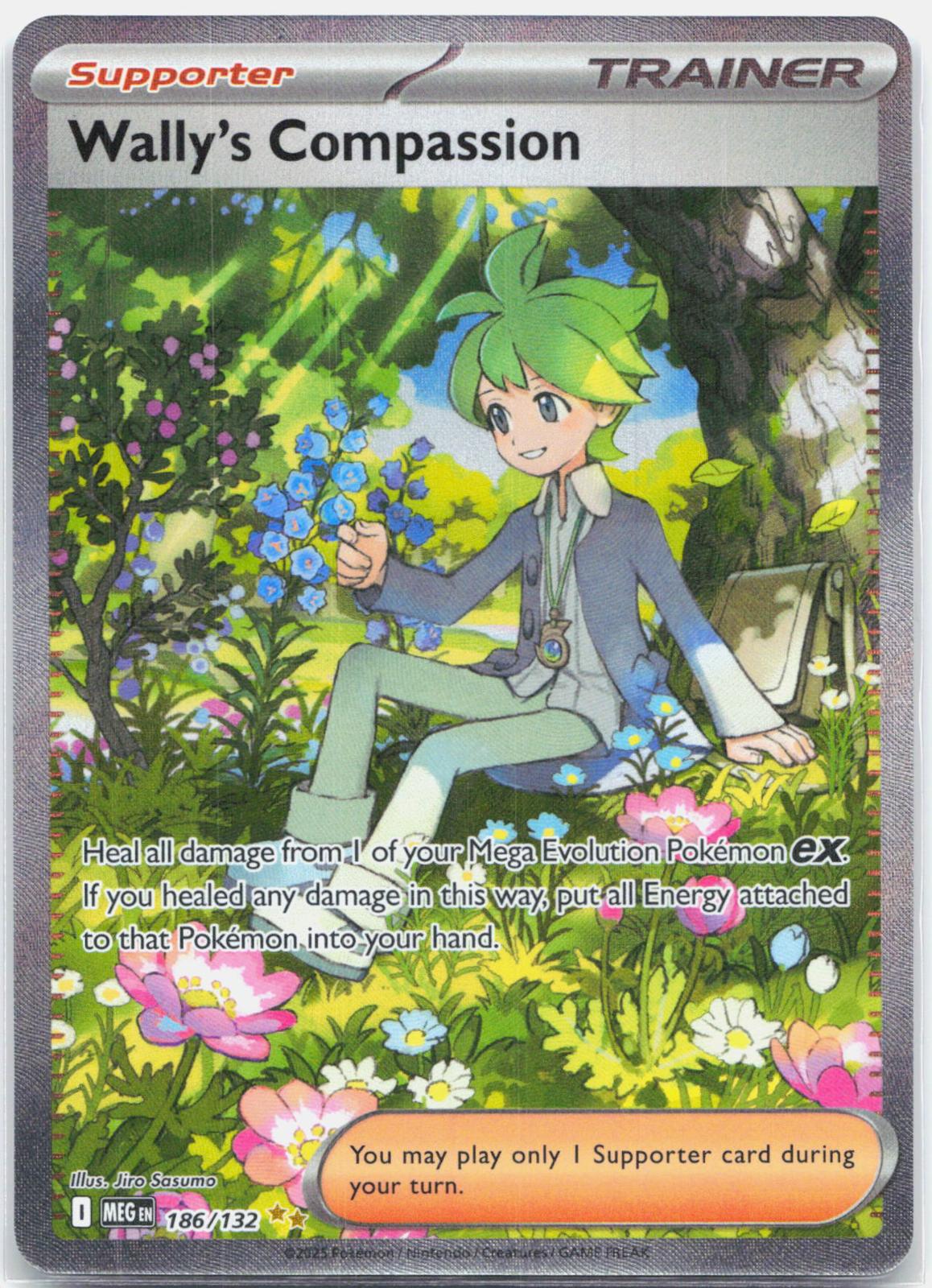Wally's Compassion - 186/132 Mega Evolution Special Illustration Trainer - NM/MINT