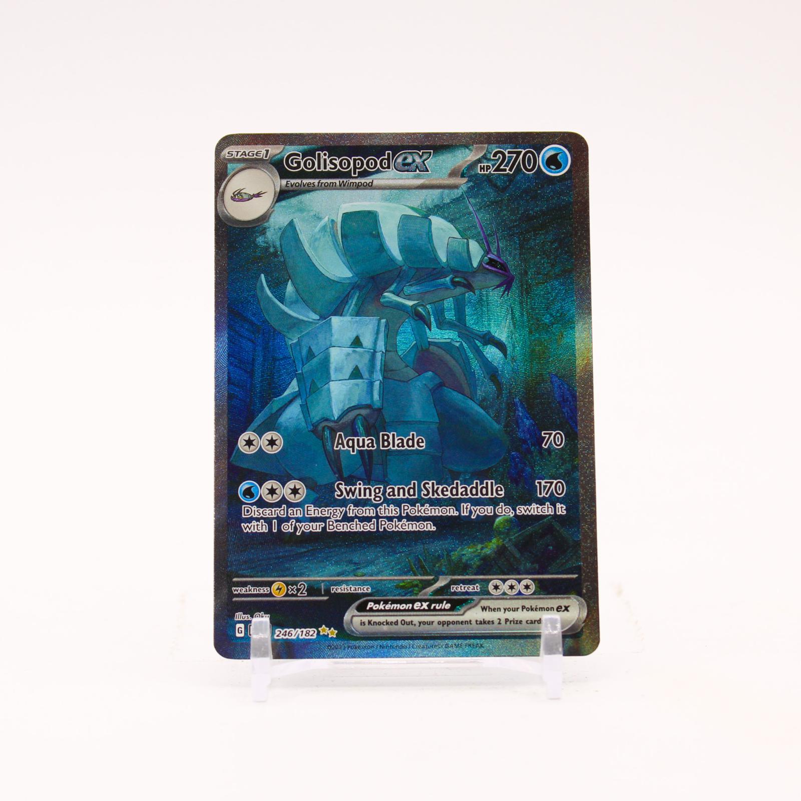 Golisopod ex - 246/182 Paradox Rift Holo Special Illustration Pokemon - NM/LP