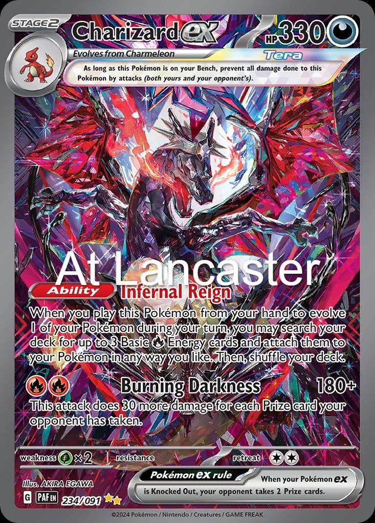 Charizard ex - 234/091 Paldean Fates Special Illustration Rare Pokemon - NM (Lanc)