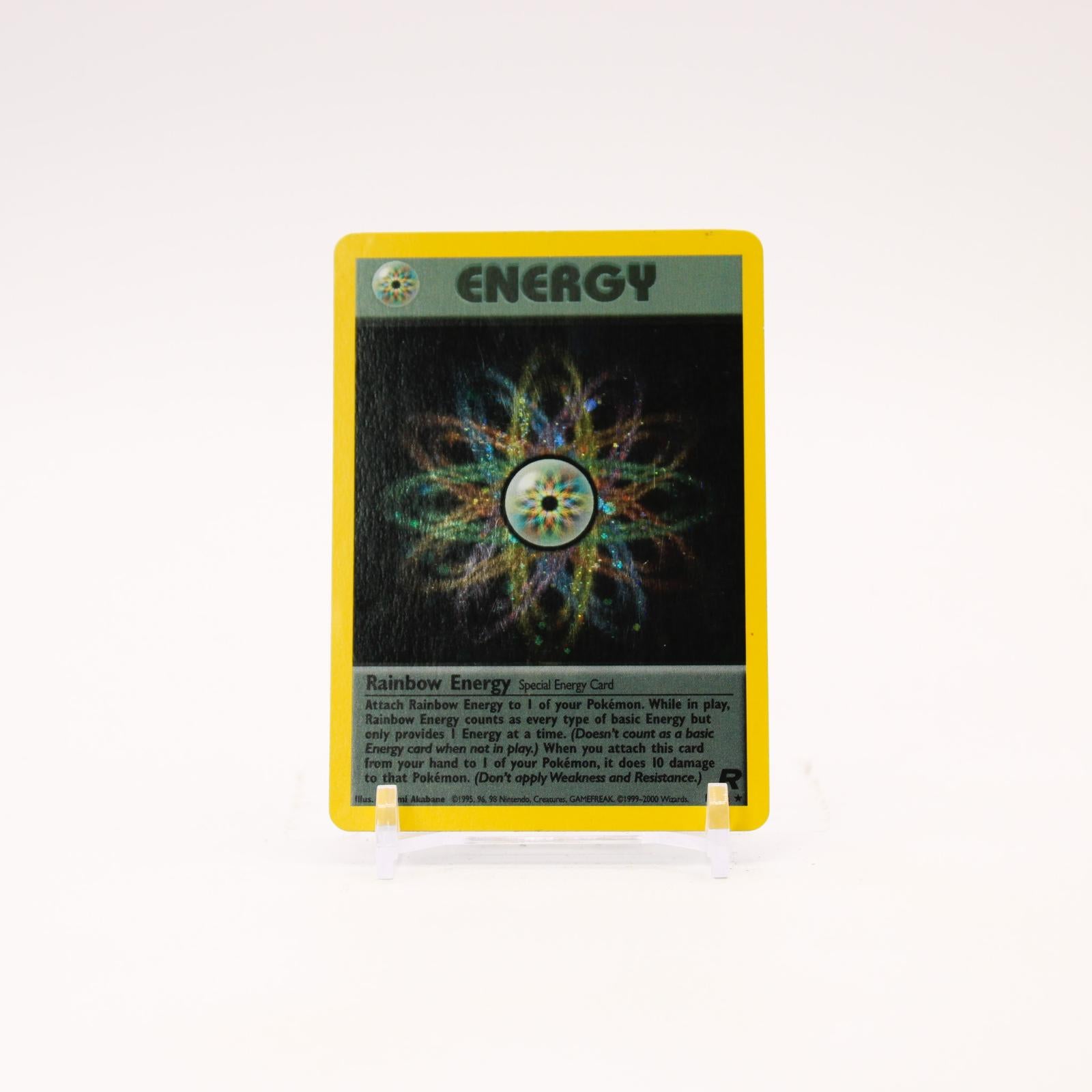 Rainbow Energy - 17/82 Team Rocket Unlimited Holo Rare Pokemon - LP/MP