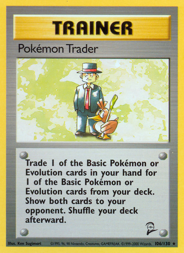Pokemon Trader - 106/130 Base Set 2 Rare Pokemon - NM