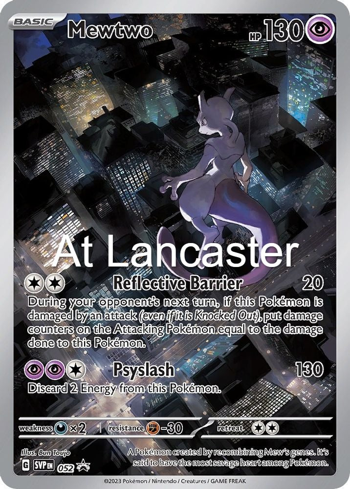 Mewtwo - 052 Scarlet & Violet Promo Promo Pokemon - NM (Lanc)