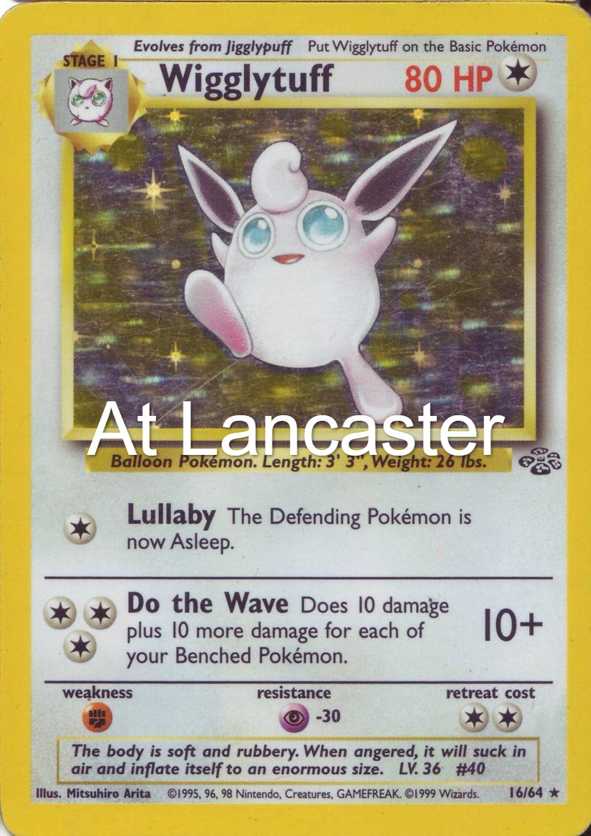 Wigglytuff - 16/64 Jungle Rare Pokemon - MP (Lanc)