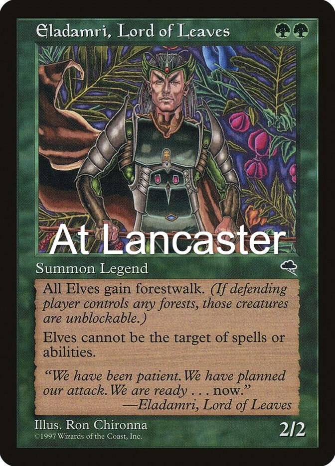 Eladamri, Lord of Leaves - 224 Tempest Rare Magic: The Gathering - MP/HP (Lanc)