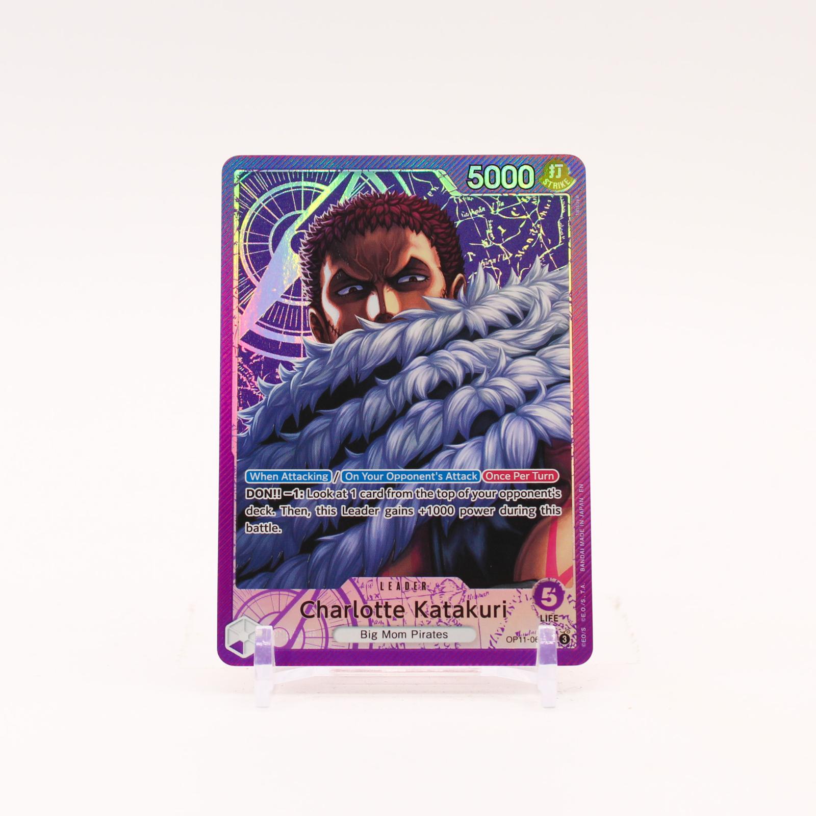 Charlotte Katakuri Alternate Art - OP11-062 A Fist of Divine Speed L One Piece - NM