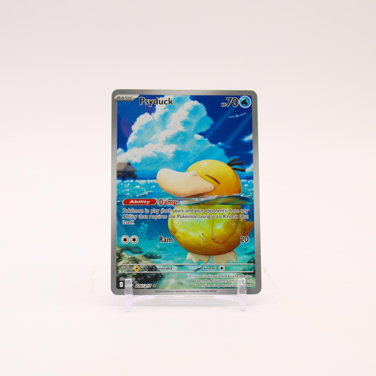 Psyduck - 226/217 Ascended Heroes Holo Illustration Rare Pokemon - NM/MINT