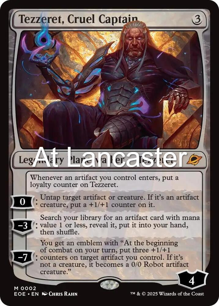 Tezzeret, Cruel Captain - 2 Edge of Eternities Mythic Magic: The Gathering - NM (Lanc)