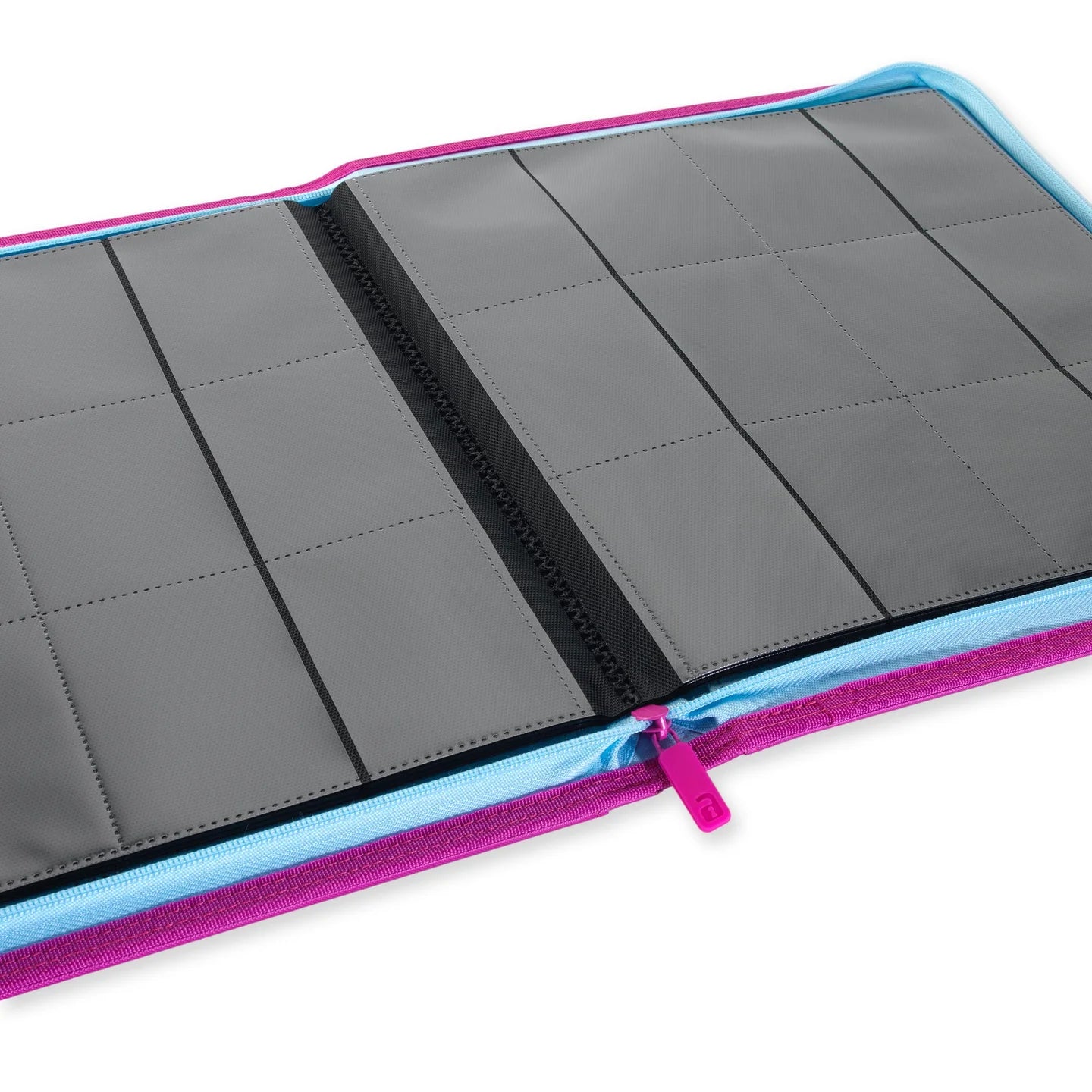 VaultX Zip Binder - Exo-Tec 12 Pocket - ME2 Phantasmal Flames Pink & Teal