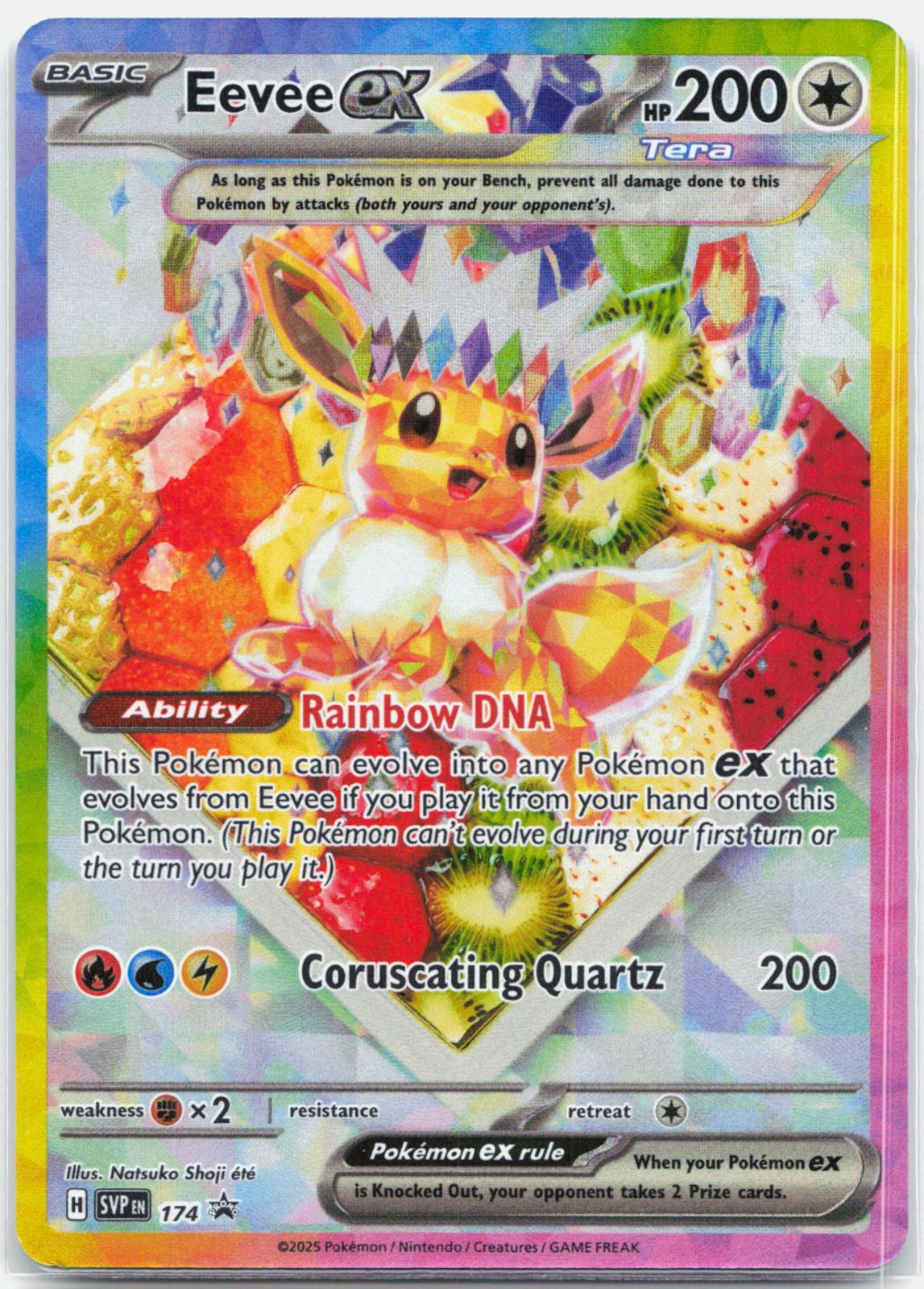 Eevee ex - SVP174 Scarlet & Violet Promo Special Illustration Pokemon - LP