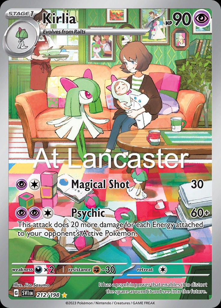 Kirlia - 212/198 Scarlet & Violet Illustration Rare Pokemon - NM (Lanc)