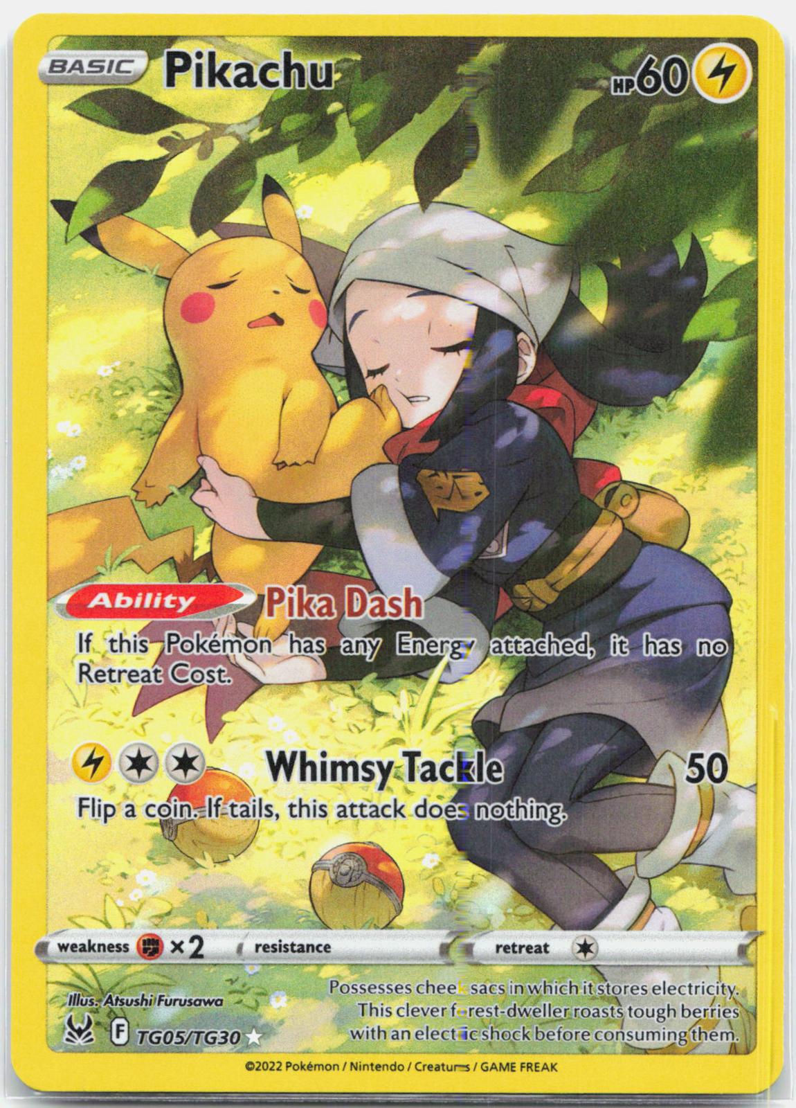 Pikachu - TG05/TG30 Lost Origin Trainer Gallery Pokemon - NM/LP
