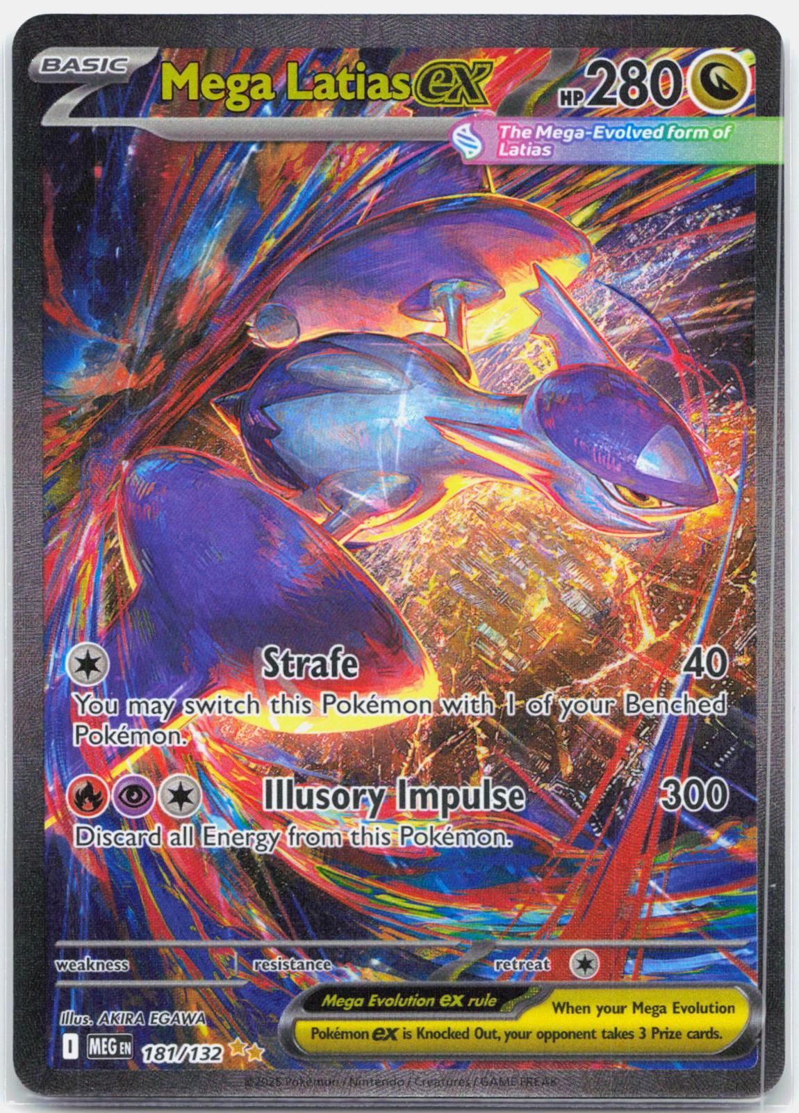 Mega Latias ex - 181/132 Mega Evolution Special Illustration Pokemon - NM/MINT