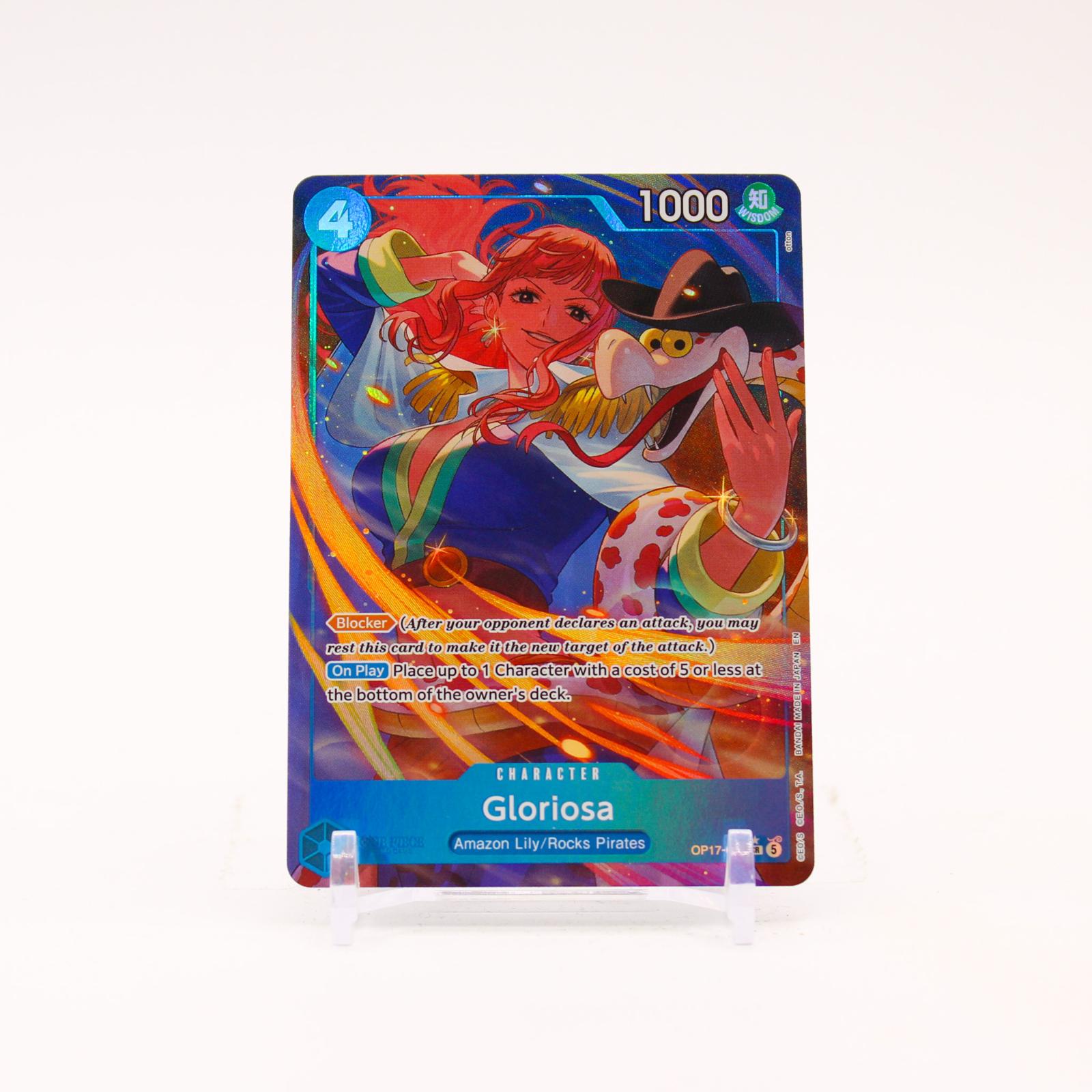 Gloriosa Alternate Art - OP17-046 The World's Strongest Warriors SR One Piece - NM