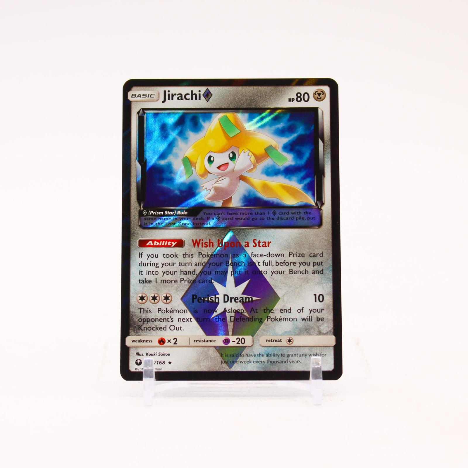 Jirachi - 97/168 Celestial Storm Holo Prism Star Rare Pokemon - NM