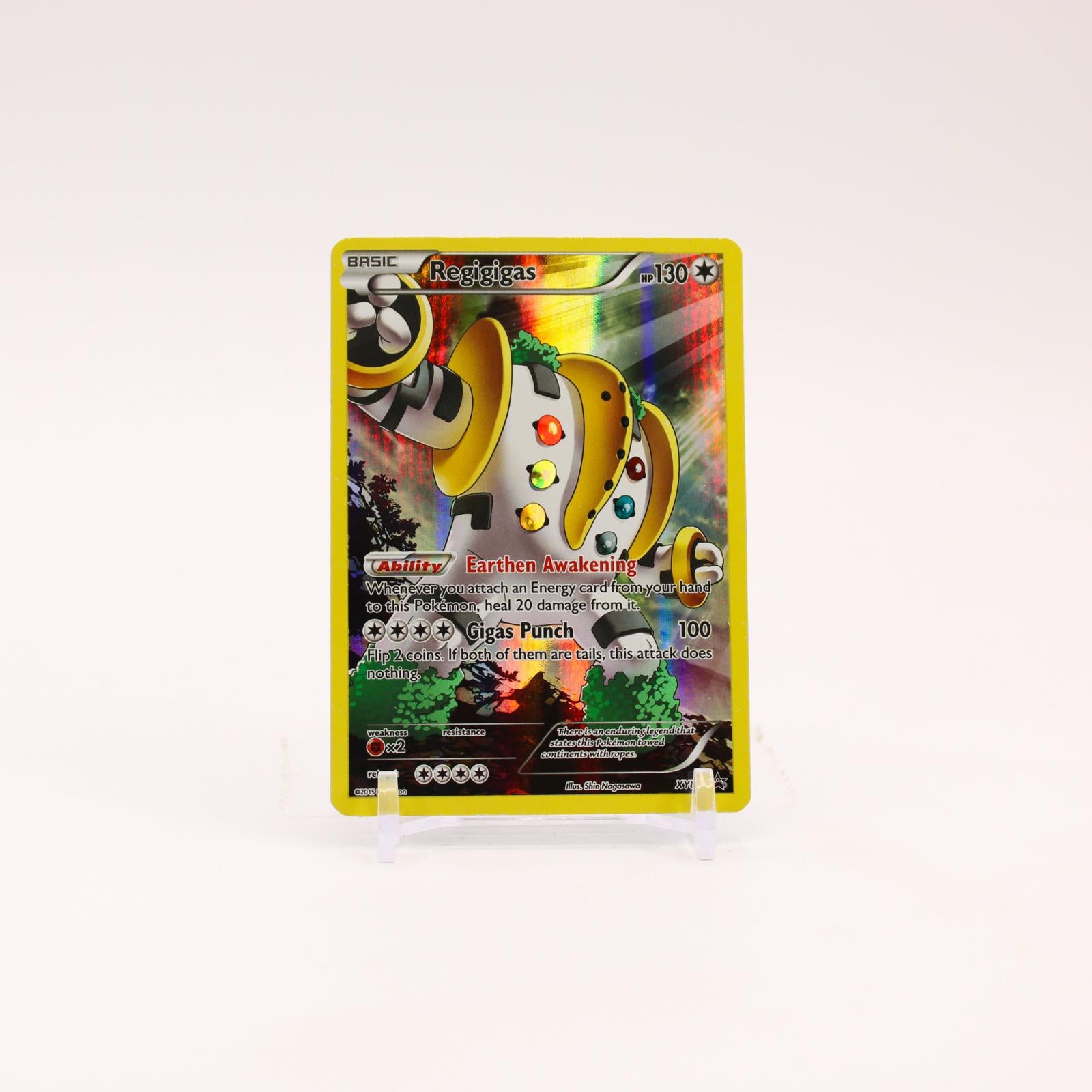 Regigigas - XY82 Black Star Full Art Promo Pokemon - NM/LP