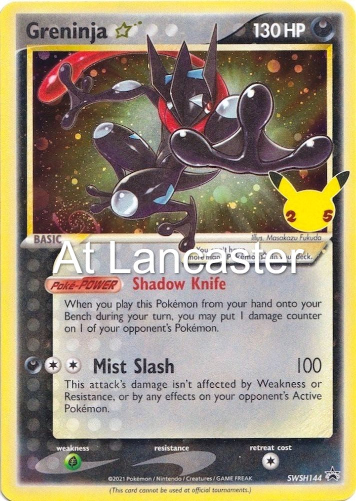Greninja Star - SWSH144 Sword & Shield Promo Promo Pokemon - NM (Lanc)