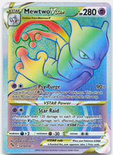 Load image into Gallery viewer, Mewtwo VSTAR - 079/078 Pokemon GO Rainbow Pokemon - NM
