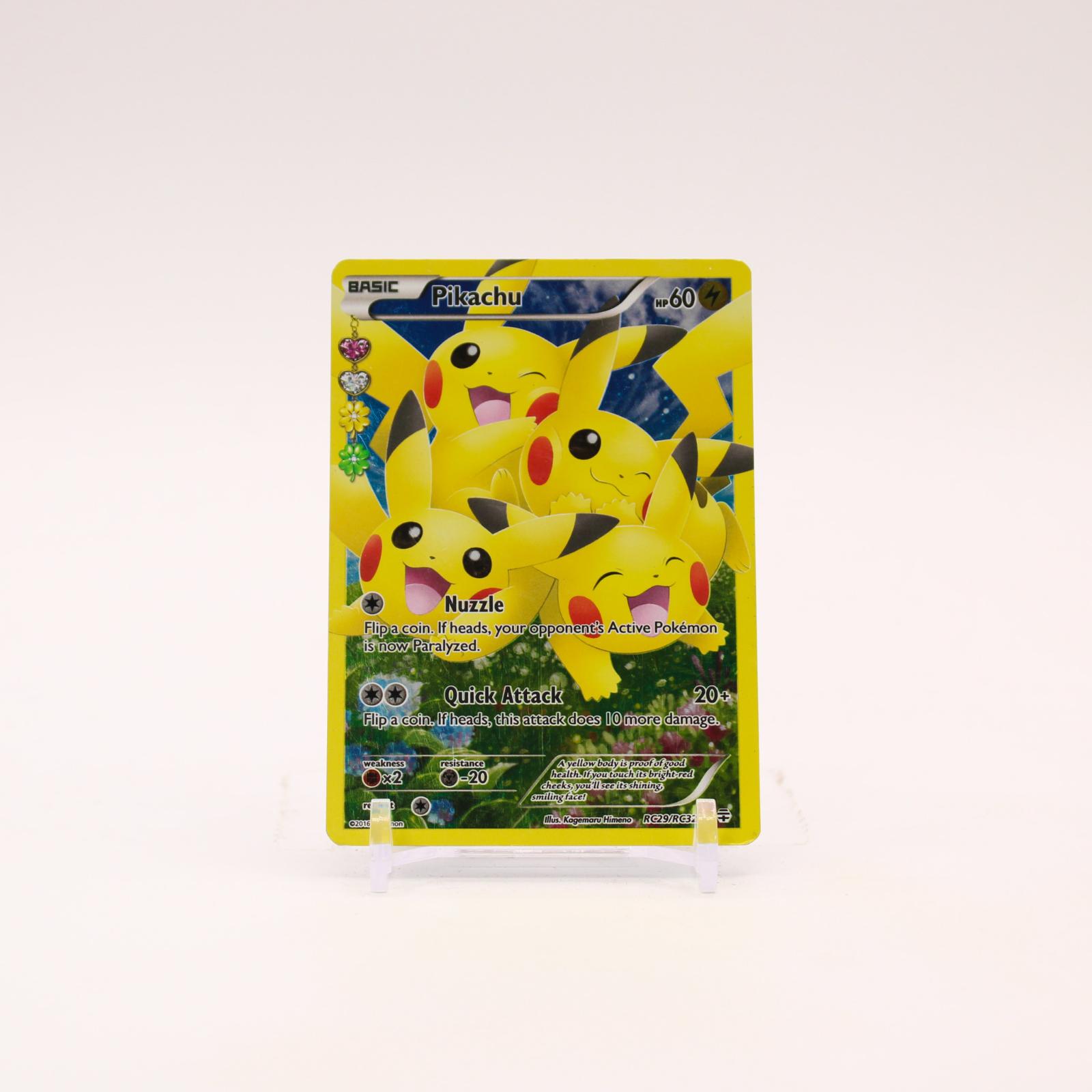 Pikachu - RC29/RC32 Generations Holo Full Art Pokemon - MP/HP