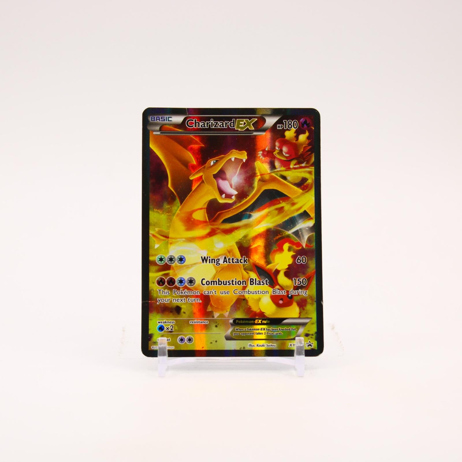 Charizard EX - XY121 Black Star Full Art Promo Pokemon - HP